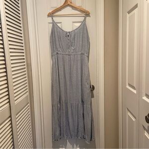 Abercrombie & Fitch Blue and White Floral Summer Dress